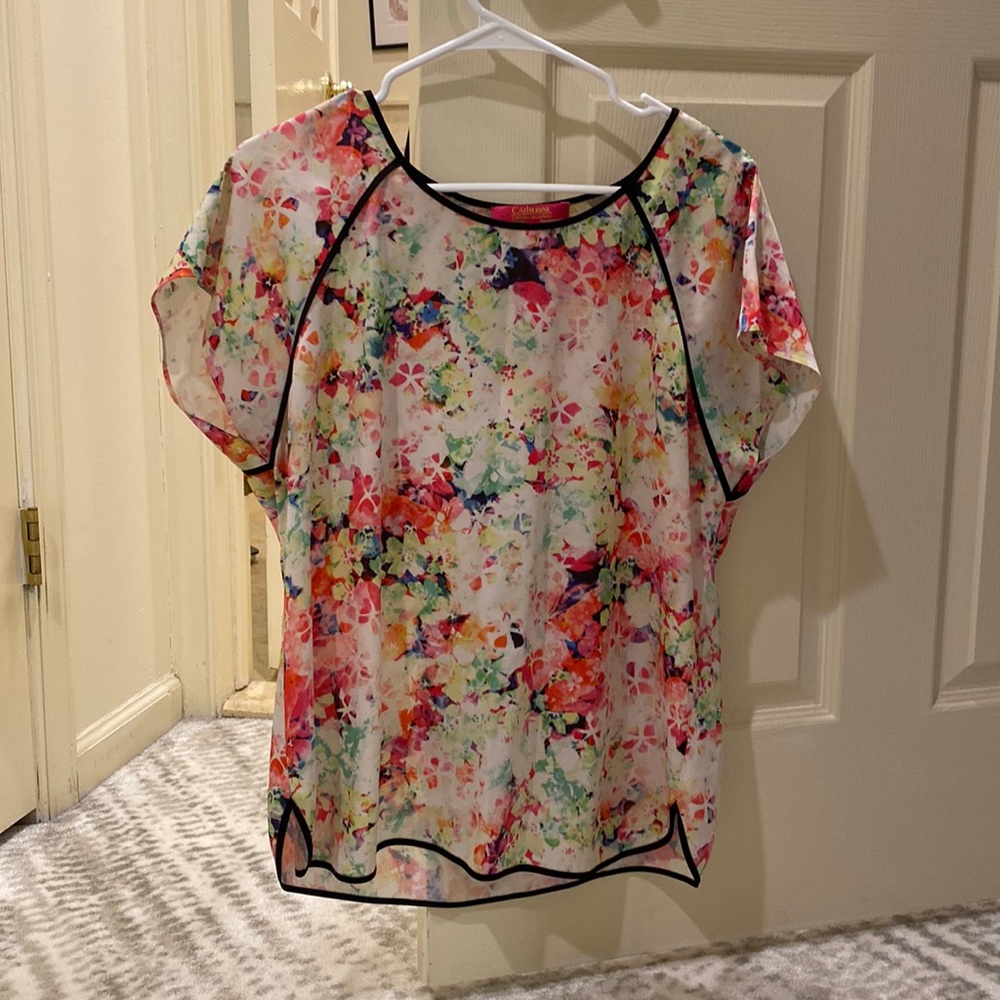 Catherine Malandrino flower top